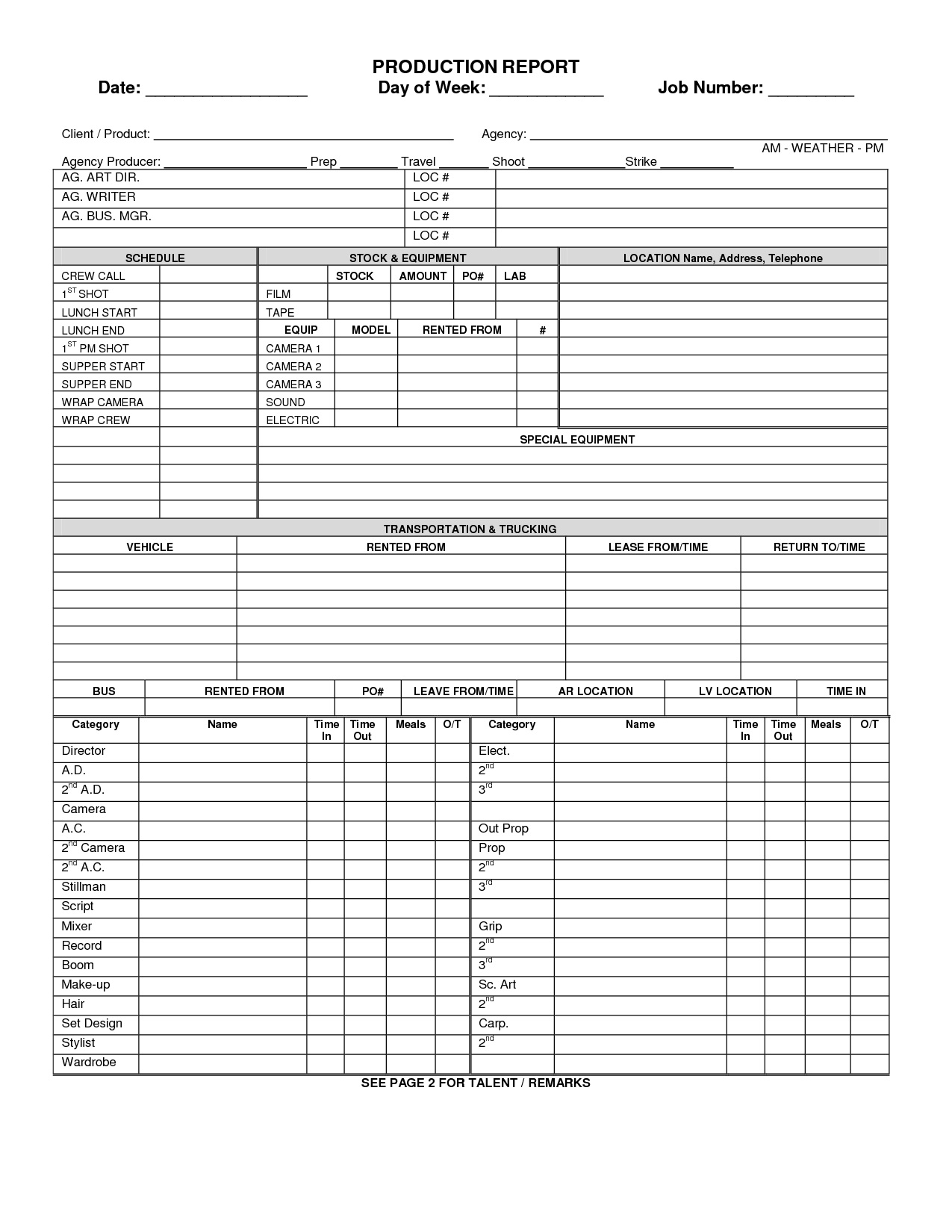 Production Report Te Examples Daily Machine Pdf Template Within Sound Report Template