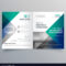Professional Blue Bi Fold Brochure Template Design For Professional Brochure Design Templates