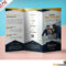 Professional Corporate Tri-Fold Brochure Free Psd Template pertaining to Brochure Psd Template 3 Fold