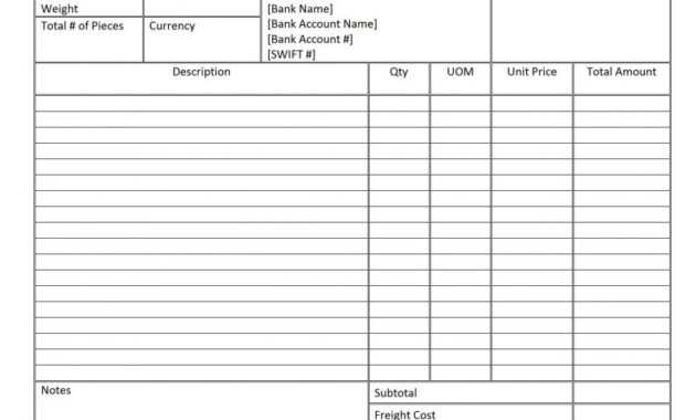 Proforma Invoice Template Word | Invoice Example with Free Proforma Invoice Template Word