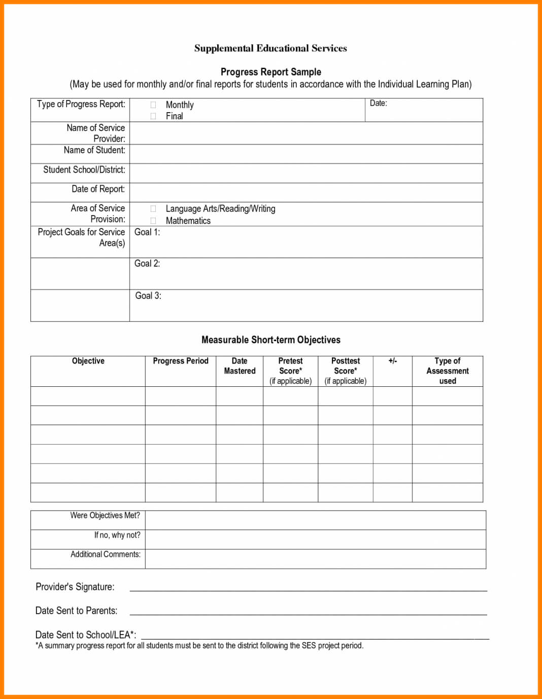 Progress Report Mplate Format Student Pdf Pertaining To Pertaining To School Progress Report Template