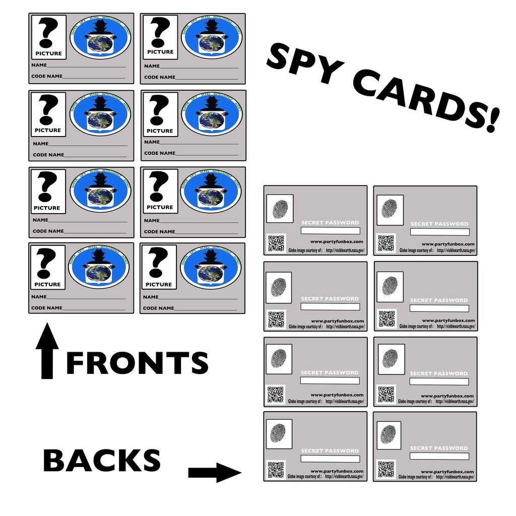 Psst  Free Printable Spy Identification Cards | Party Fun With Spy Id Card Template