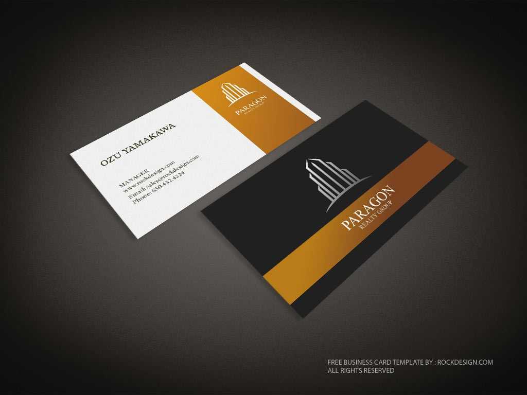 Real Estate Business Card Template | Download Free Design Regarding Professional Business Card Templates Free Download