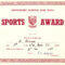Red Award Sports Certificates Word Pdf Pertaining To Athletic Certificate Template