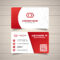Red Corporate Business Card Templates | Free Customize With Regard To Company Business Cards Templates