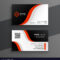 Red Modern Business Card Design Template With Regard To Modern Business Card Design Templates