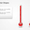 Red Thermometer Shape Template For Powerpoint – Slidemodel Pertaining To Powerpoint Thermometer Template