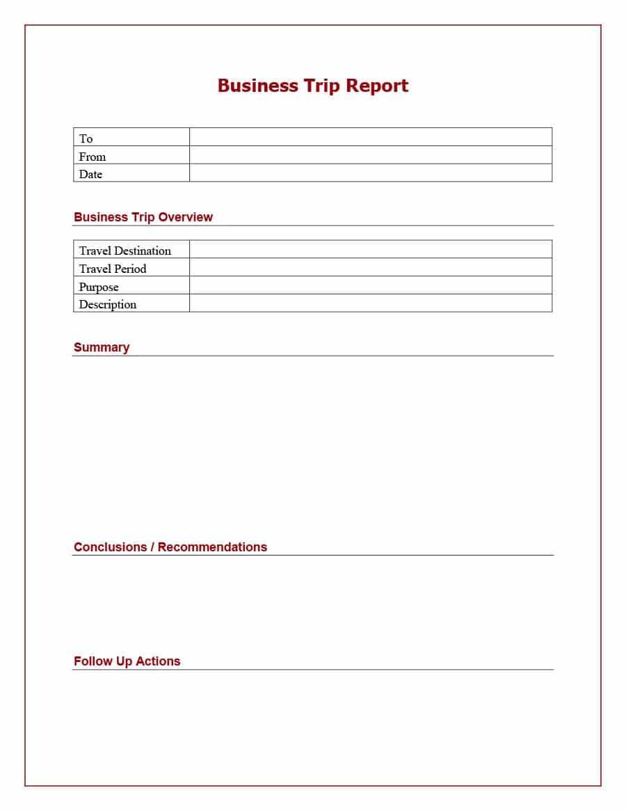 Report Formats Templates – Zimer.bwong.co Inside Sales Trip Report Template Word