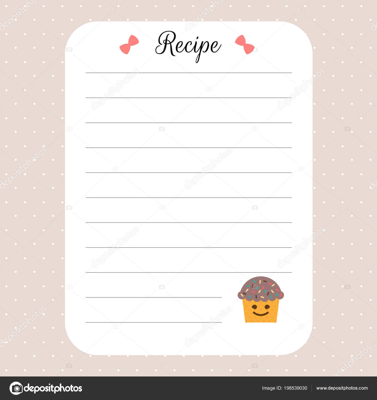 Restaurant Recipe Book Template | Recipe Card Template With Restaurant Recipe Card Template