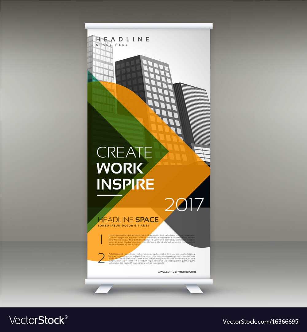 Roll Up Banner Stand Template Design Intended For Banner Stand Design Templates