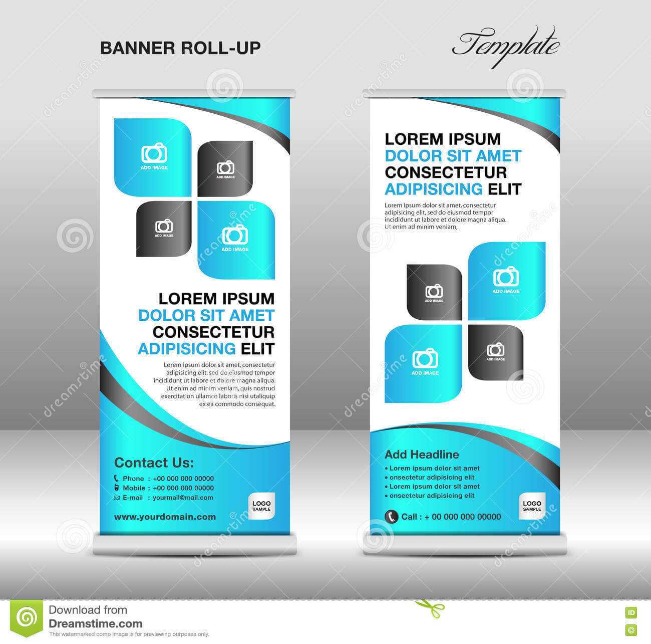 Roll Up Banner Stand Template, Stand Design,banner Template Pertaining To Banner Stand Design Templates