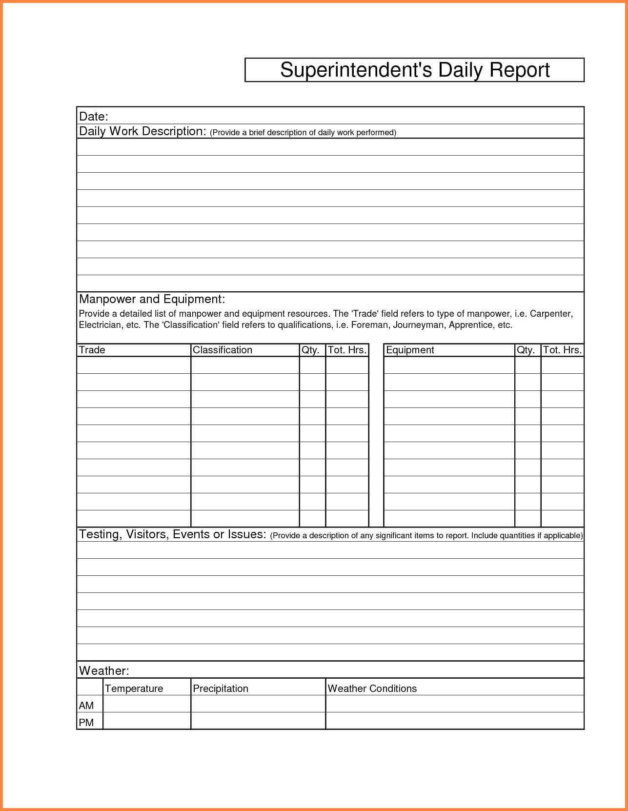 Sales Report Spreadsheet Monthly Daily Template Excel Throughout Daily Report Sheet Template