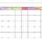 Sample Calendars To Print | Printable Calendar Template For Blank Activity Calendar Template
