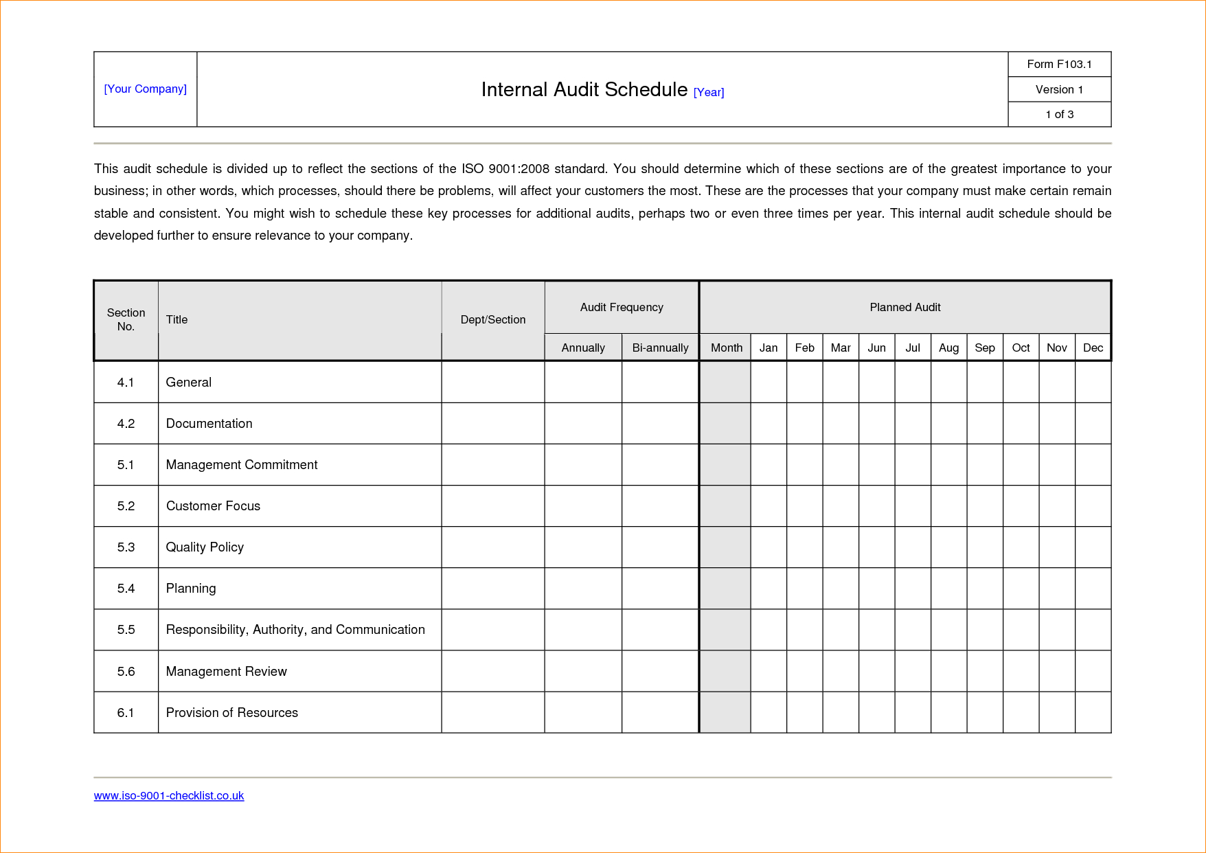 Sample Internal Audit Report Template Call Center Floor In Internal Audit Report Template Iso 9001