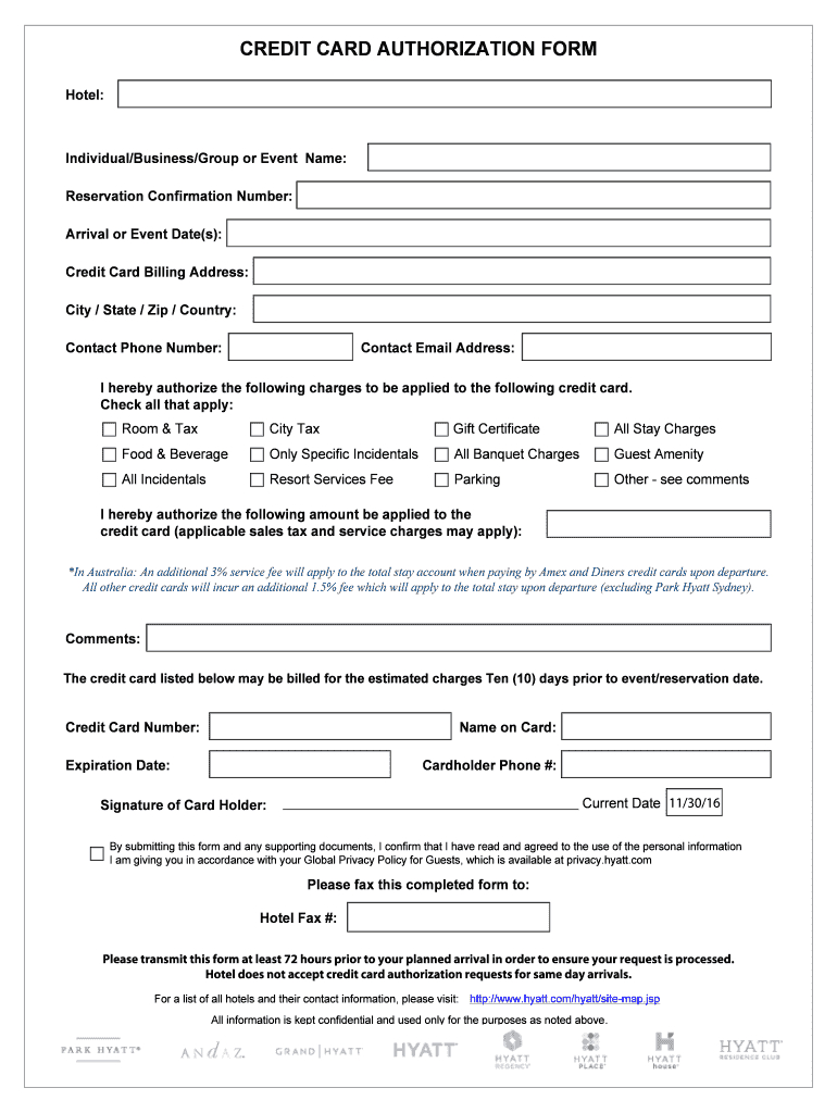 Sample Letter Of Authorisation For Credit Card Payment Intended For Credit Card Authorisation Form Template Australia
