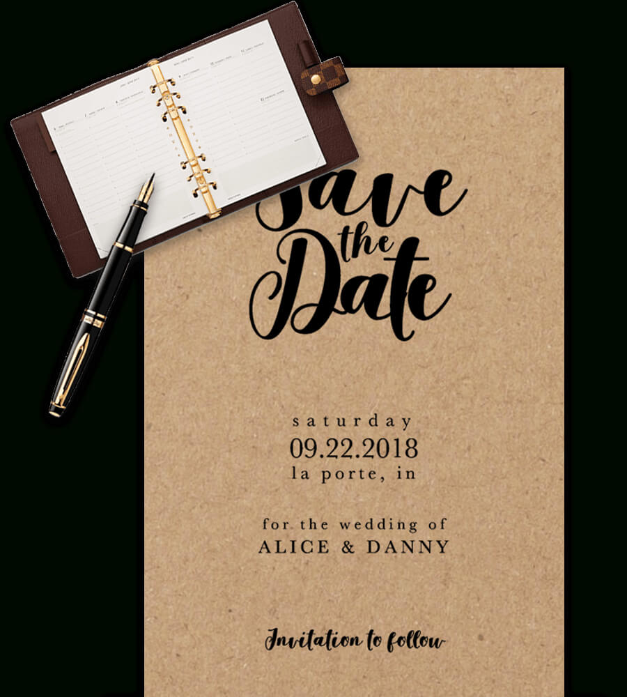 Save The Date Templates For Word [100% Free Download] Inside Save The Date Template Word