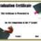 School Graduation Certificates | Customize Online With Or within 5Th Grade Graduation Certificate Template