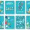 Science Information Cards Set. Laboratory Template Of Flyear,.. For Science Fair Banner Template