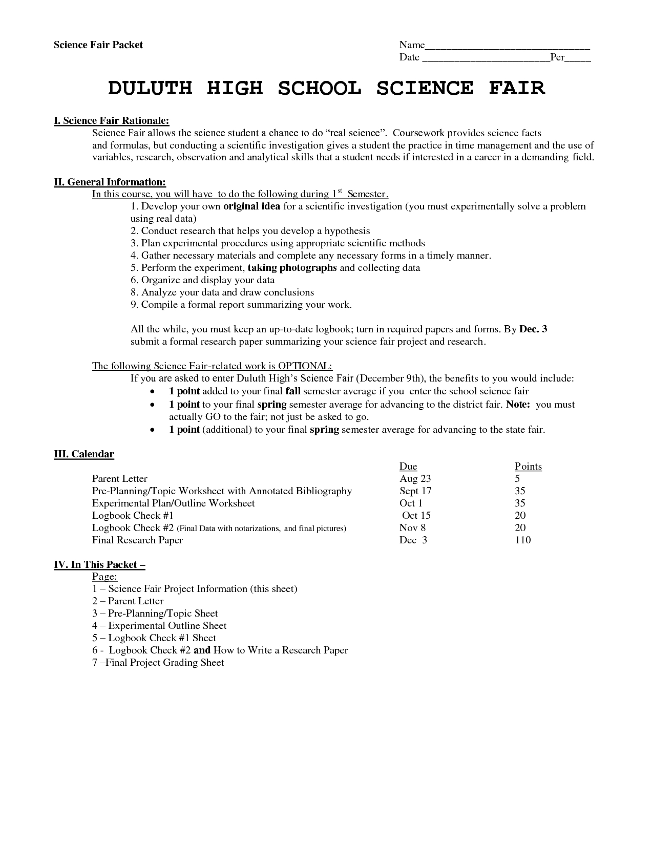 Science Ir Report Example Written Formatting Reports Within Ir Report Template