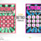 Scratch Off Lottery Ticket Vector Design Template Stock Throughout Scratch Off Card Templates