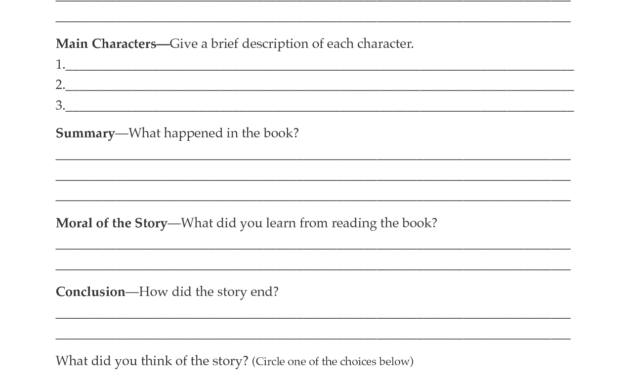 Second Grade Book Report Template | Book Report Form Grades inside Second Grade Book Report Template