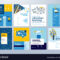 Set Of Brochure Design Templates Of Education Within School Brochure Design Templates
