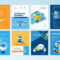 Set Of Brochure Design Templates On The Subject Of Education,.. With Regard To Brochure Design Templates For Education
