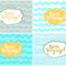 Set Of Four Cards, Vector Templates. Bon Voyage. intended for Bon Voyage Card Template