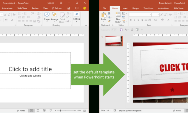 Set The Default Template When Powerpoint Starts | Youpresent inside Powerpoint Default Template