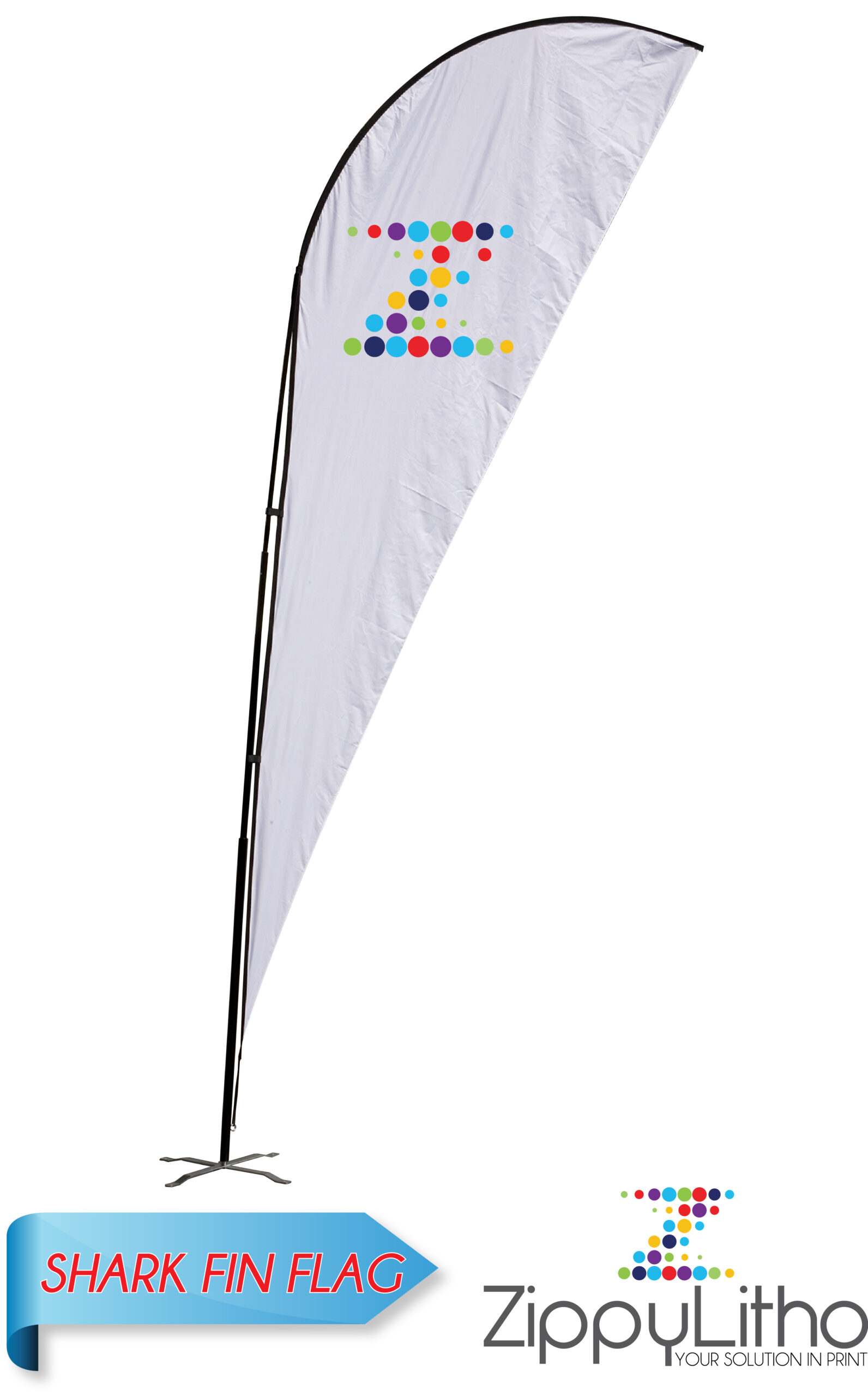 Shark Fin Flag | Zippy Litho With Regard To Sharkfin Banner Template