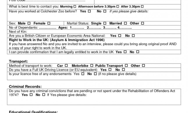 Shocking Employment Application Template Microsoft Word pertaining to Employment Application Template Microsoft Word