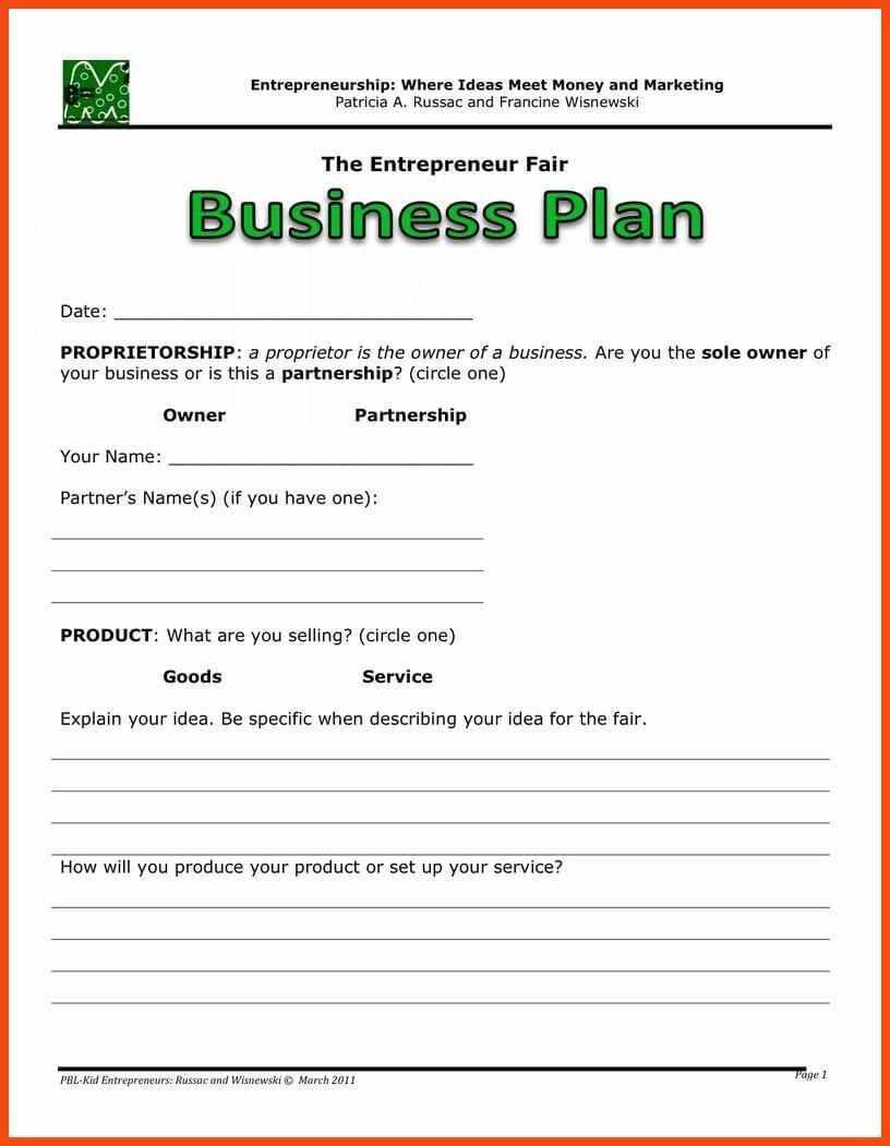 Simple Business Plan Ates Disaster Recovery Ate For Small Uk In Business Plan Template Free Word Document