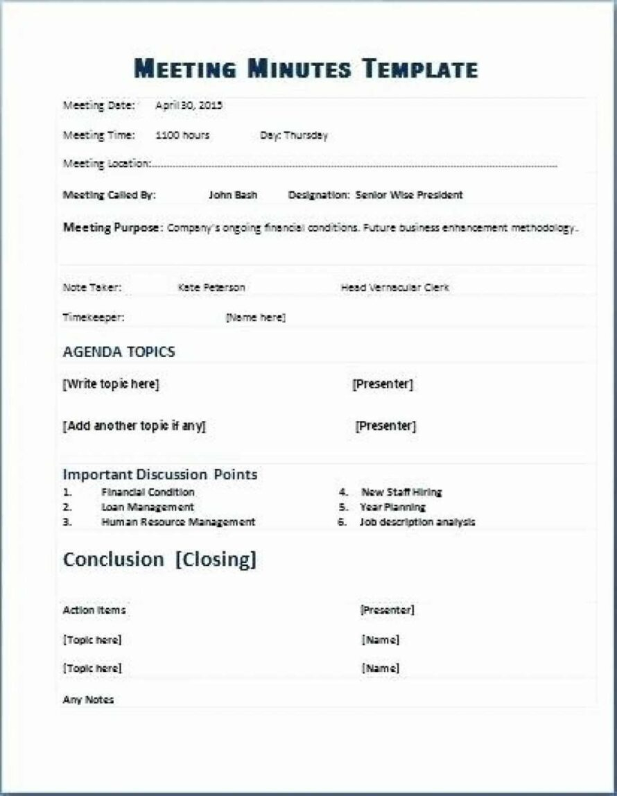 Simple Corporate Meeting Minutes Template Word Iyazam With Corporate Minutes Template Word