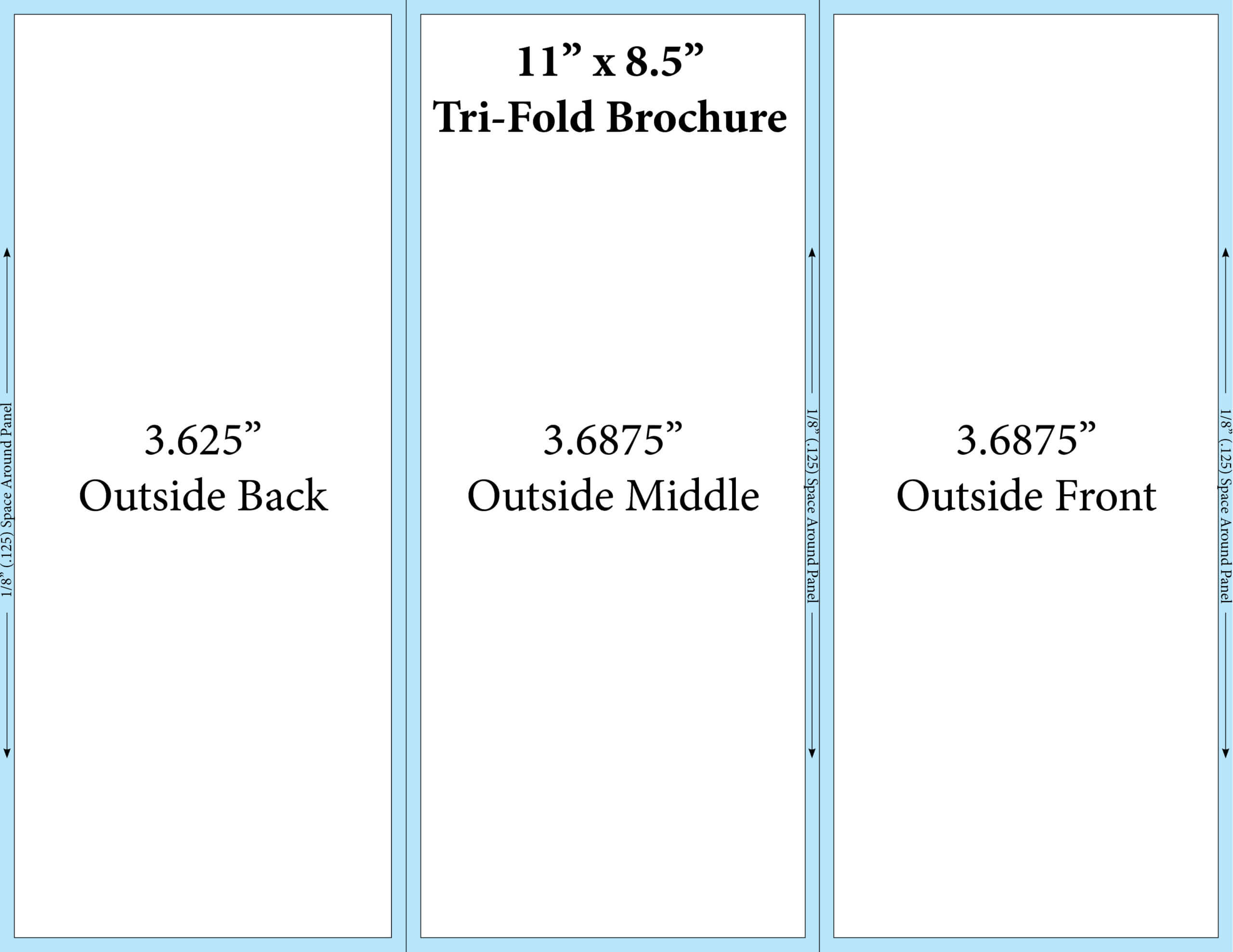 Size Tri Fold Brochure Template – Ironi.celikdemirsan Intended For 4 Panel Brochure Template