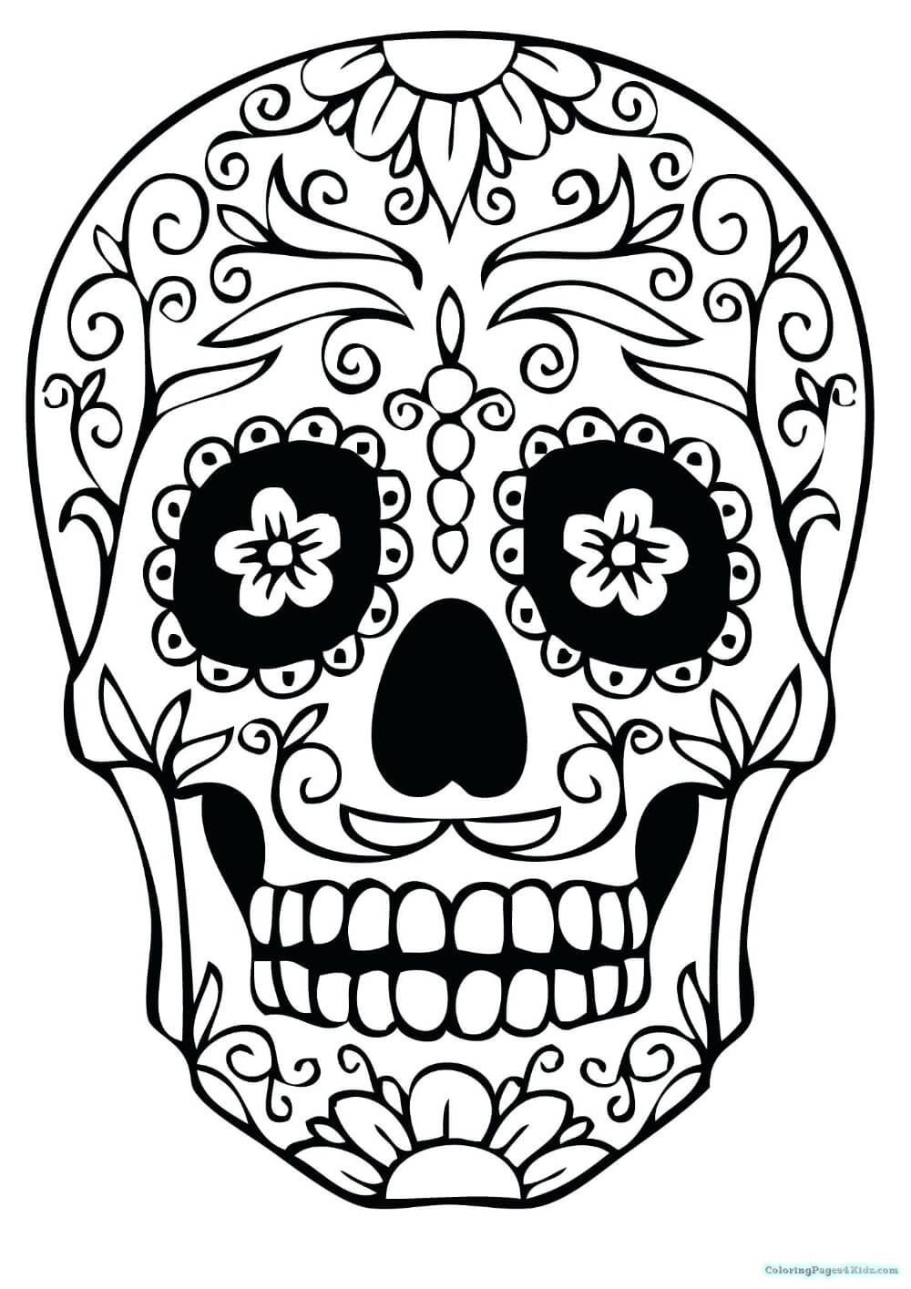 Skull Stencils Free Printable – Shakeprint.co Pertaining To Within Blank Sugar Skull Template