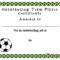Soccer Award Certificates Template | Kiddo Shelter Within Athletic Certificate Template