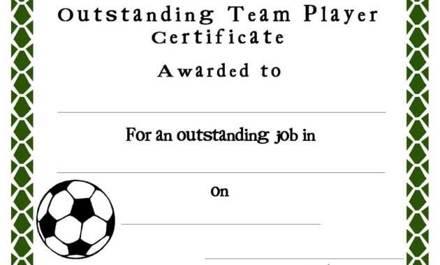 Soccer Certificate Templates Blank | K5 Worksheets for Soccer Certificate Templates For Word