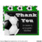 Soccer Thank You Card For Soccer Players | Zazzle Throughout Soccer Thank You Card Template