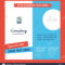 Social Media User Profile Company Brochure Template. Vector Regarding Social Media Brochure Template