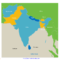 South Asia Map Free Templates – Free Powerpoint Templates Within Blank City Map Template