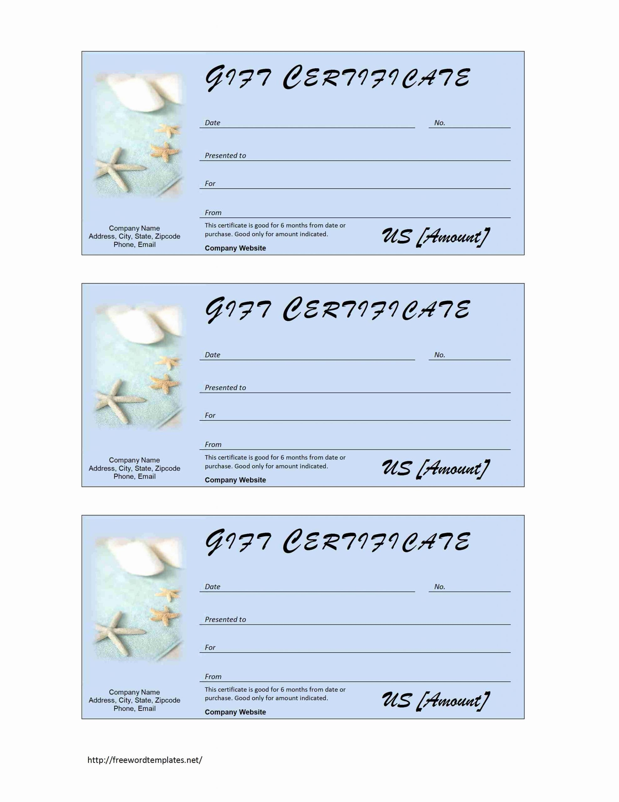 Spa Gift Certificate Template Free Beautiful Spa Gift With Regard To Massage Gift Certificate Template Free Download
