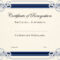 Sports Cetificate | Certificate Of Recognition A4 Thumbnail For Athletic Certificate Template