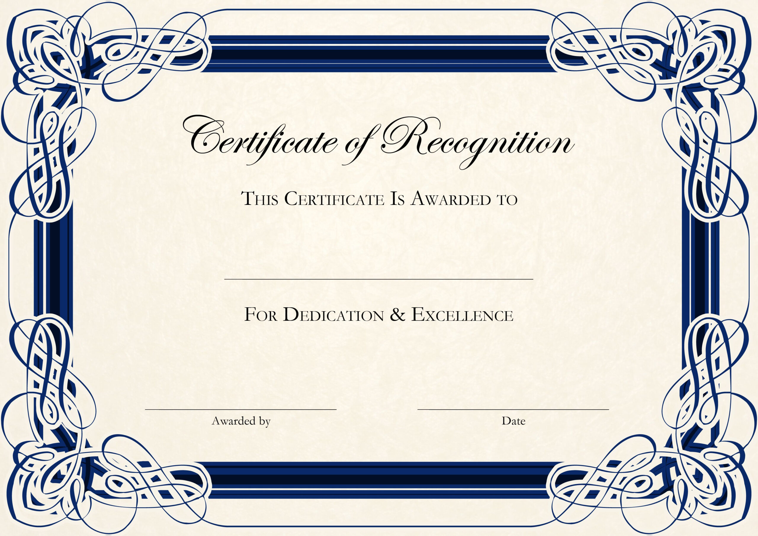 Sports Cetificate | Certificate Of Recognition A4 Thumbnail Intended For Printable Certificate Of Recognition Templates Free