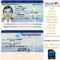 Stirring Id Card Template Photoshop Ideas Identity Vertical Intended For French Id Card Template