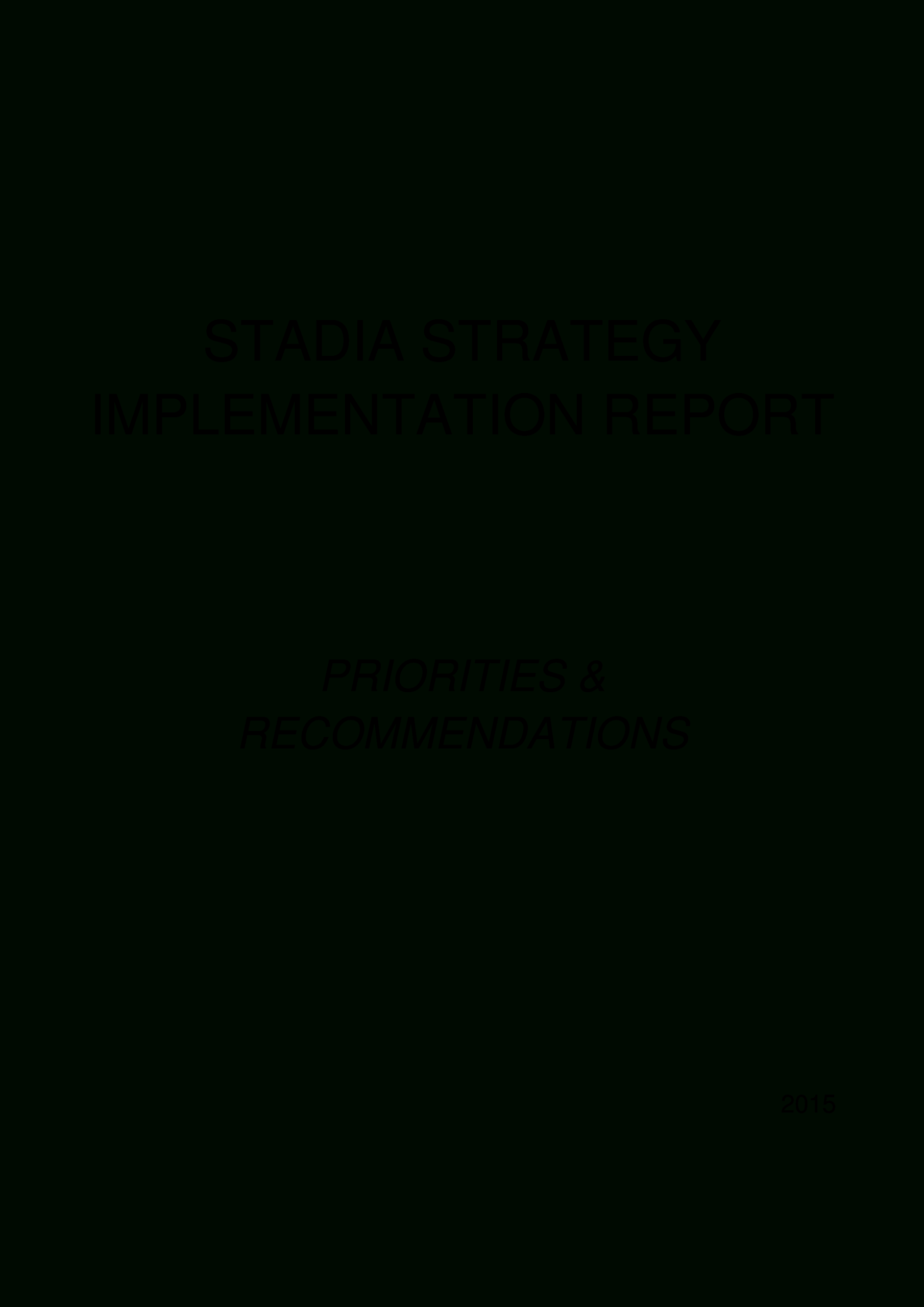 Strategy Implementation Report | Templates At With Implementation Report Template
