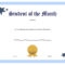 Student Of The Month Template | Asouthernbellein Throughout Free Printable Student Of The Month Certificate Templates