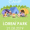 Summer Camp Brochure Template. Outdoor Recreation Flyer, Booklet,.. Within Summer Camp Brochure Template Free Download