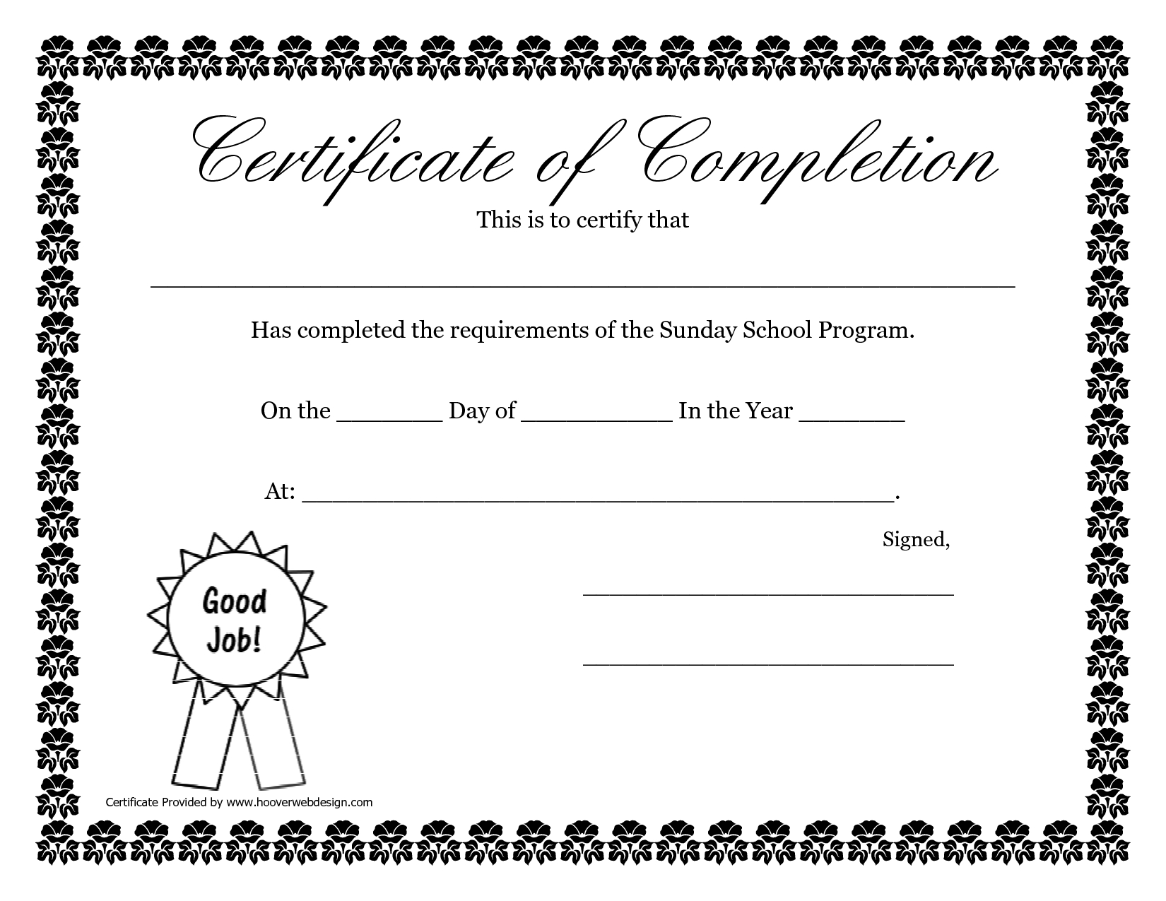 Sunday School Promotion Day Certificates | Sunday School Regarding Classroom Certificates Templates