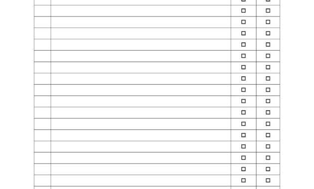 Survey Sheet With Yes/no Checklist Template | Free Microsoft throughout Poll Template For Word