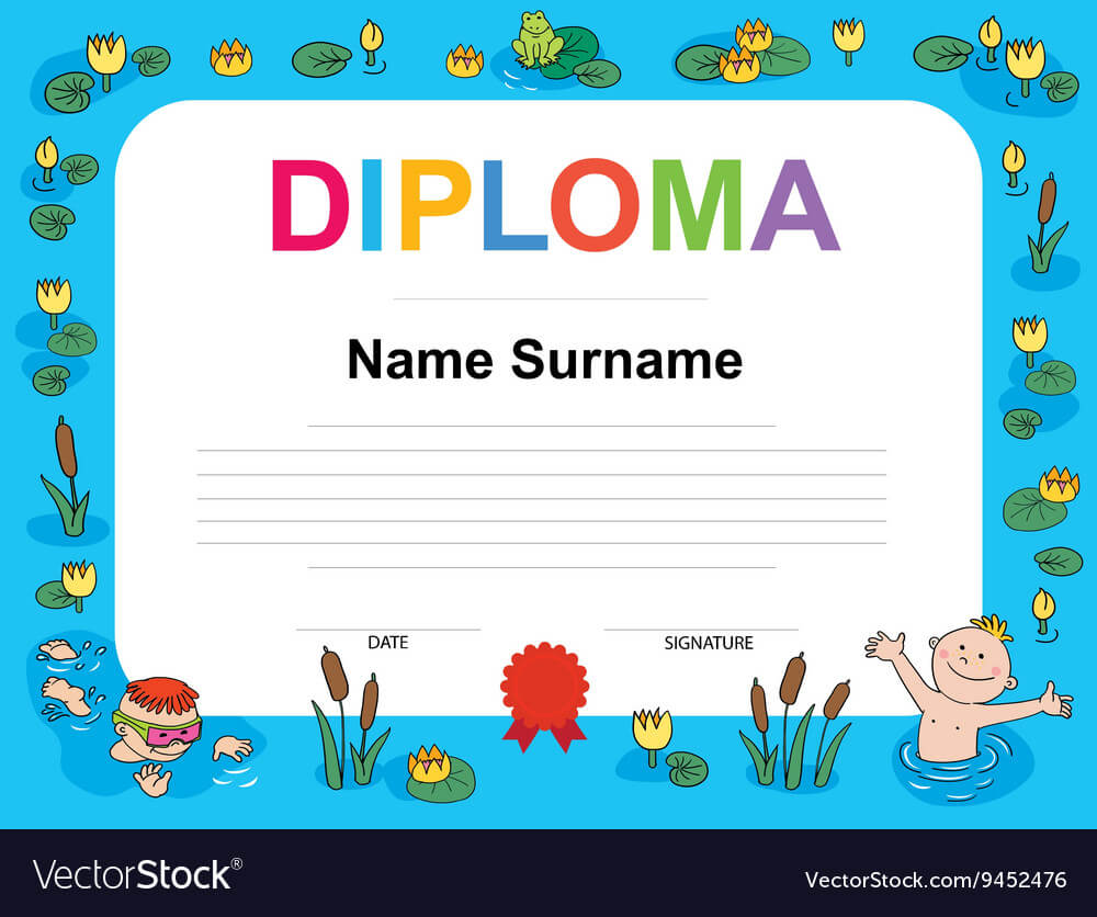 Swimming Award Certificate Template With Free Swimming Certificate Templates